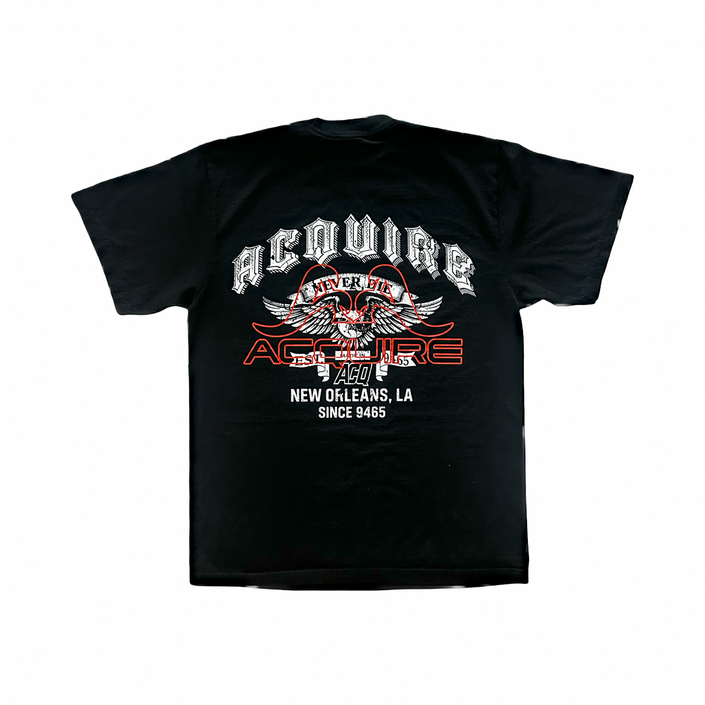 Acquire “AA” Flame Eagle Tee Black