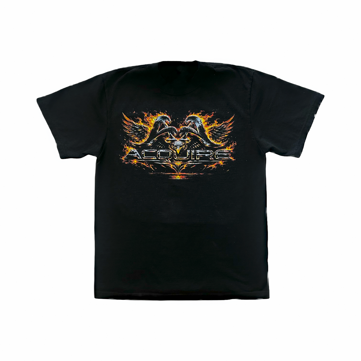 Acquire “AA” Flame Eagle Tee Black