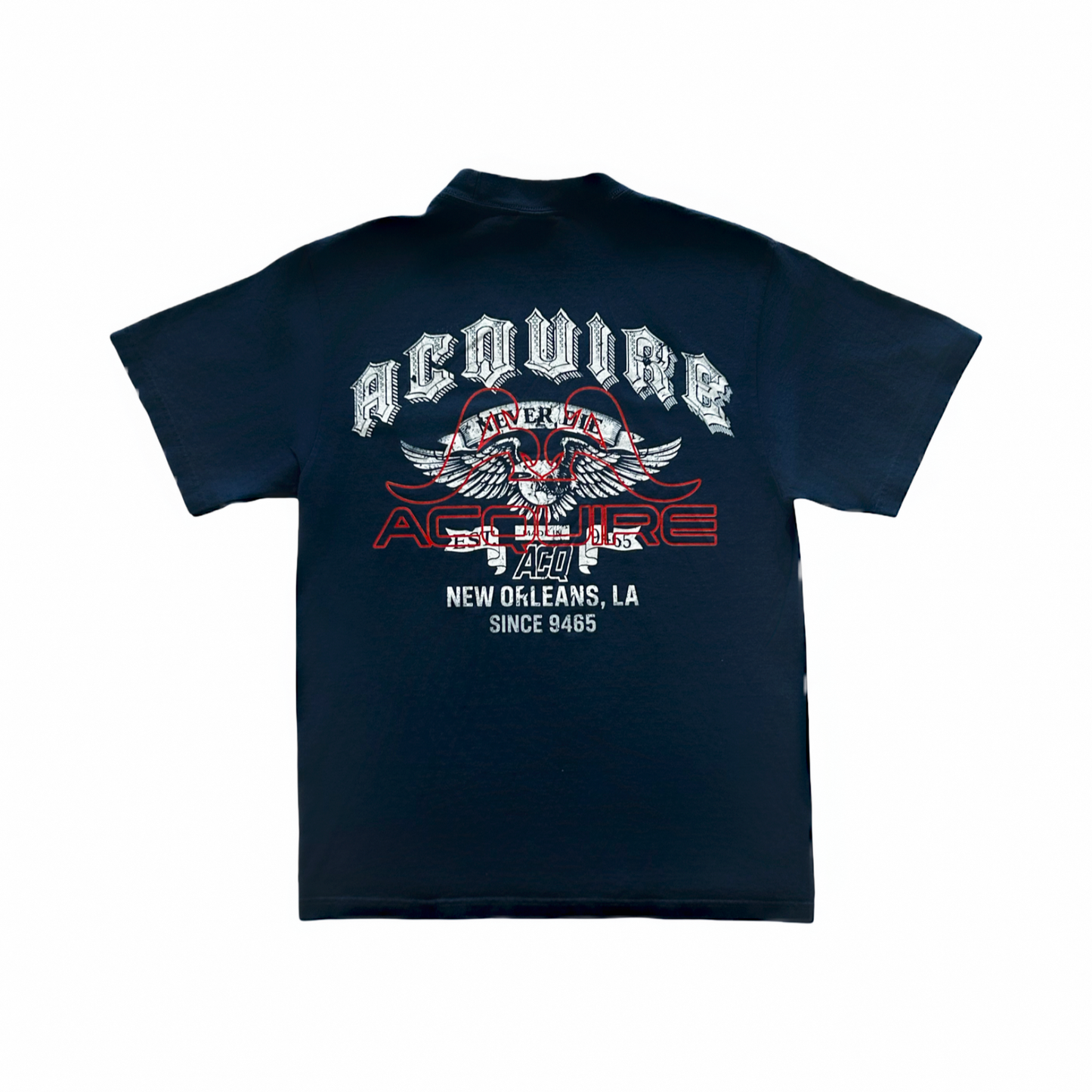 Acquire “AA” Flame Eagle Tee Navy