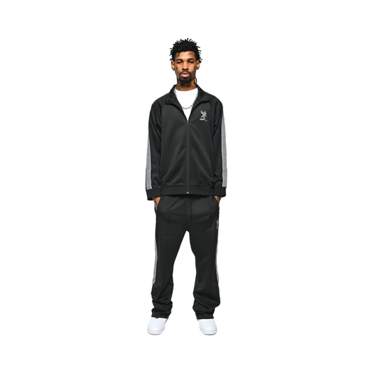 Black Acquire Track Suit Jacket