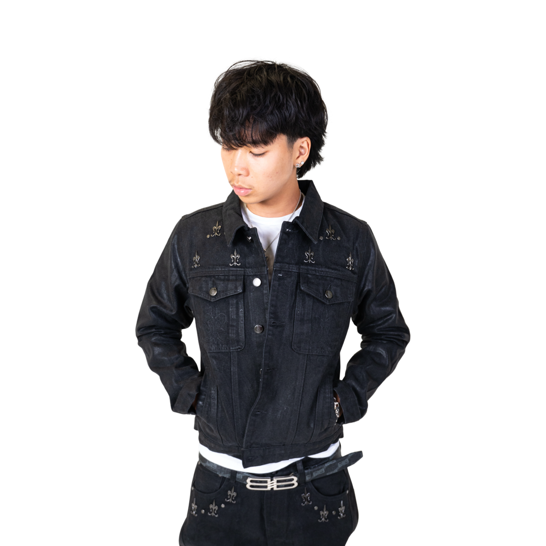 Acquire "Black Wax" Denim Jacket