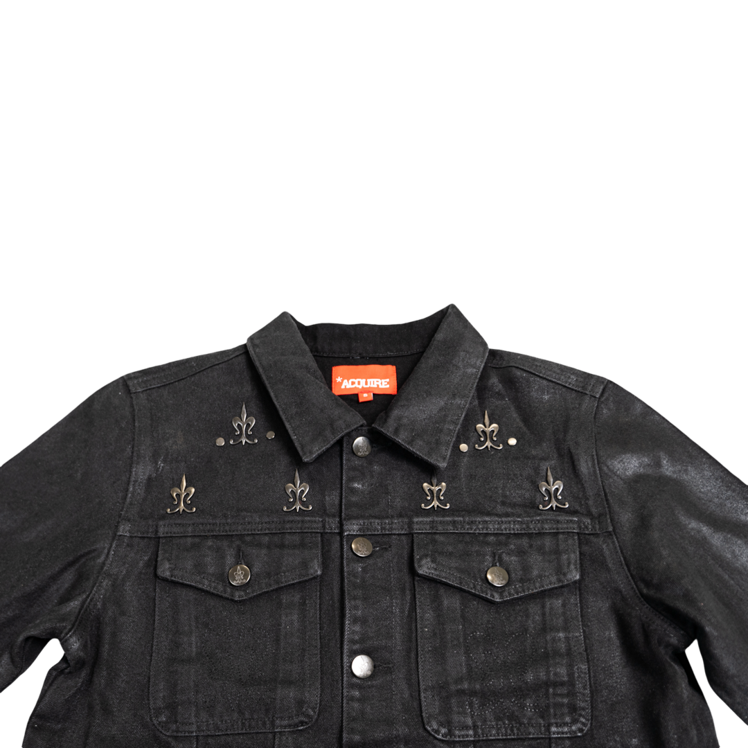 Acquire "Black Wax" Denim Jacket
