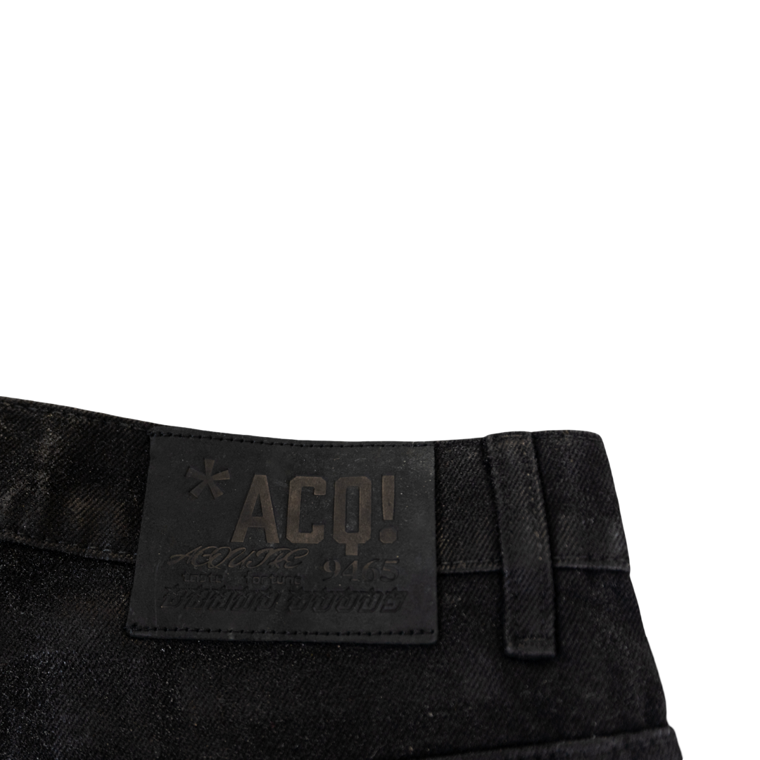 Acquire "Black Wax" Denim Jeans