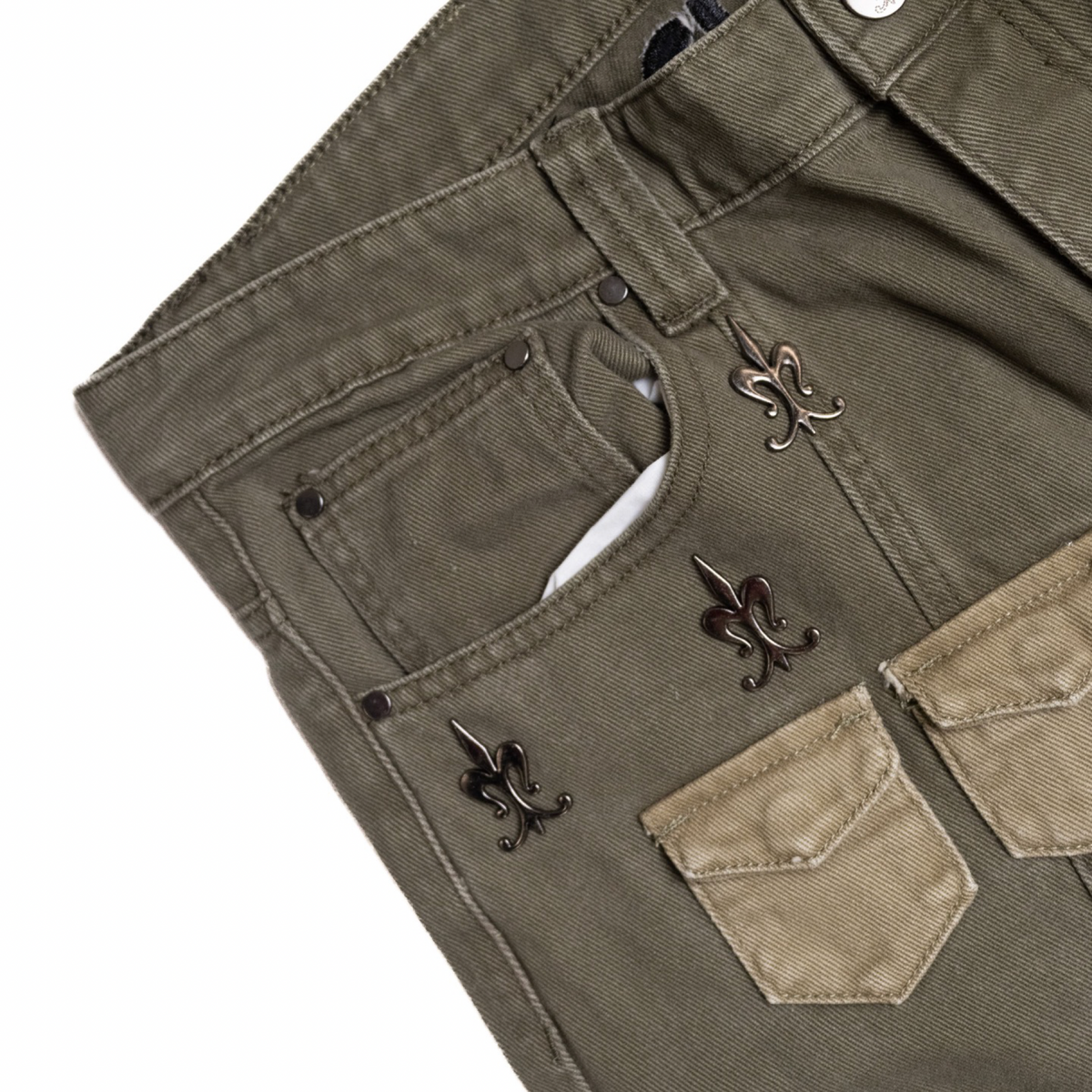 Acquire Utility Cargo Pants Olive Green