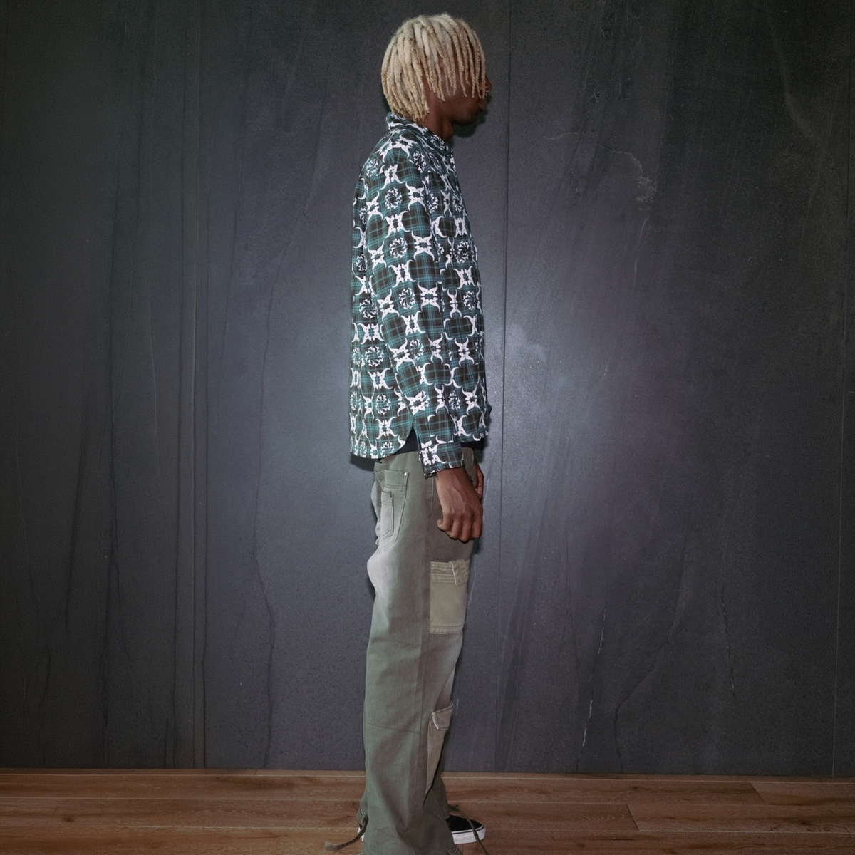 Acquire Custom Flannel Green