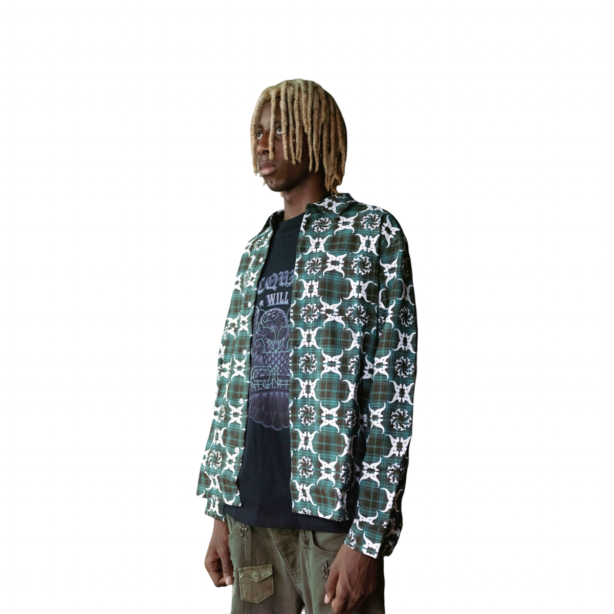 Acquire Custom Flannel Green
