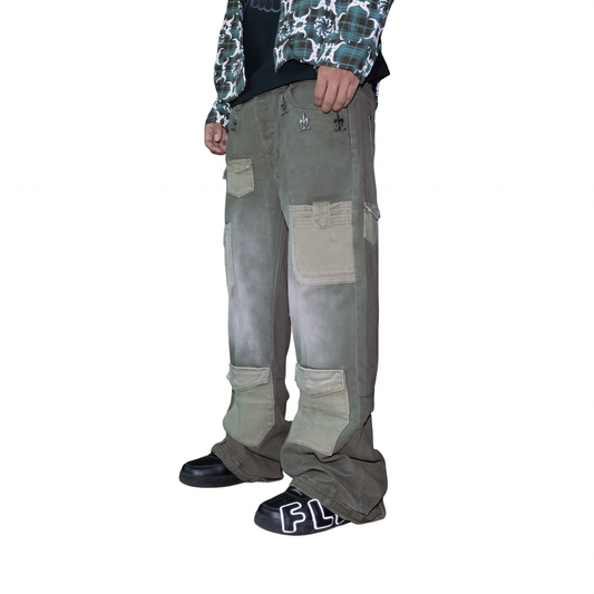 Acquire Utility Cargo Pants Olive Green
